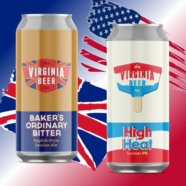 Two Cans July 4th July 4th Double Drop Can Mockup