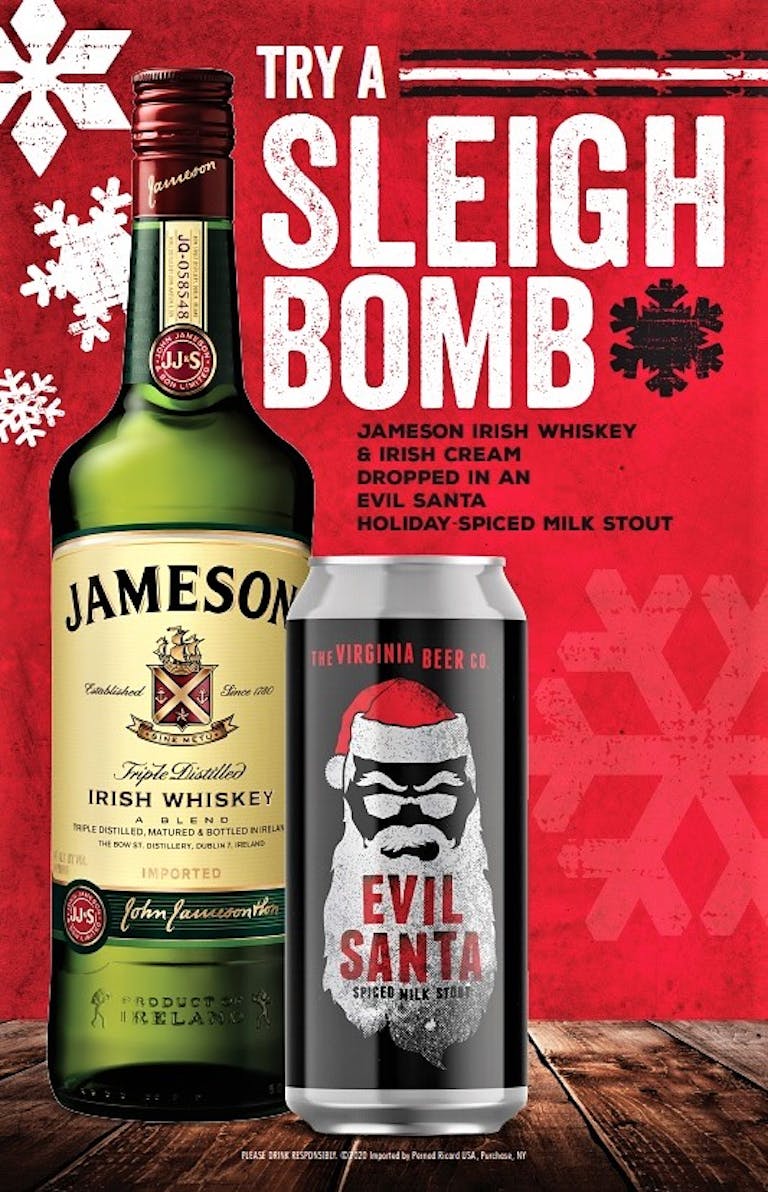 Evil Santa Sleigh Bomb Sell Sheet