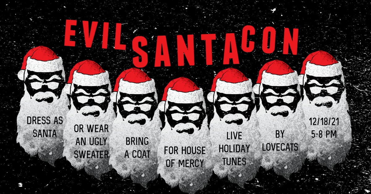 Evil SantaCon 2021 Poster