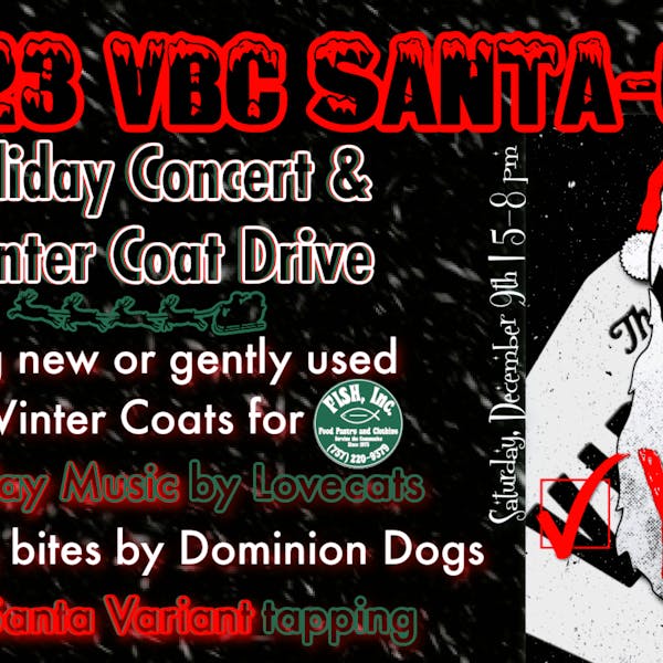 2023 VBC Santa-Con: Holiday Concert & Winter Coat Drive