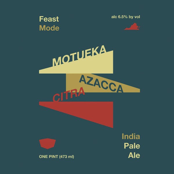 Feast Mode beer artwork