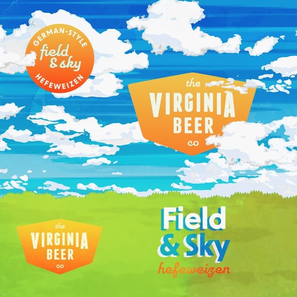 Field & Sky Square Field & Sky Label