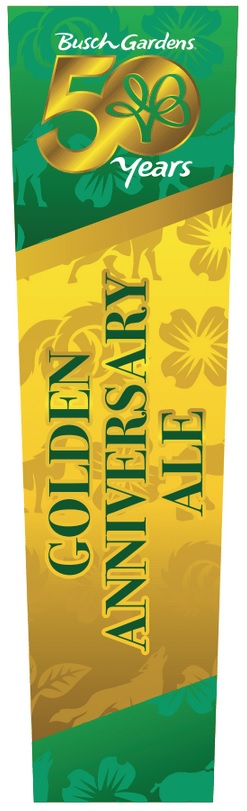 Golden Anniversary Ale Can Tap Handle
