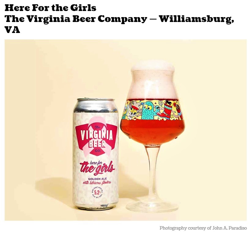 Hop Culture Names Here For The Girls as a Top Beer for Spring