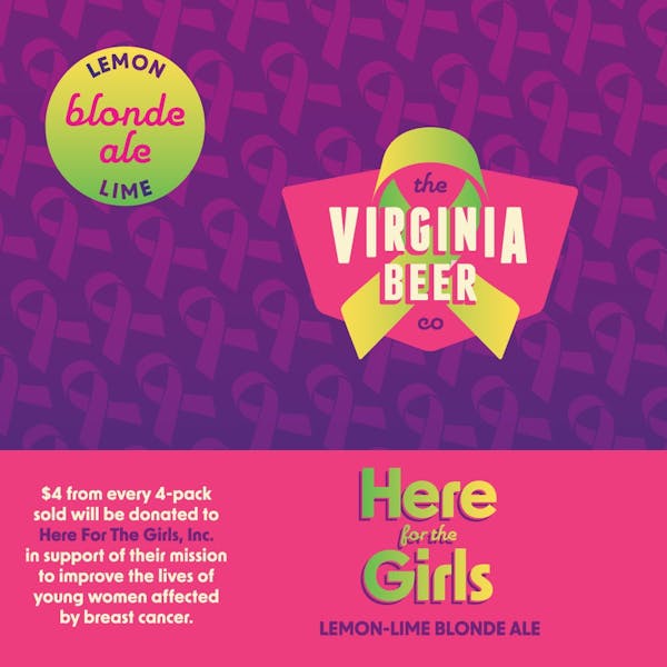 Virginia Beer Co. Releases 2023 Here For The Girls Beer