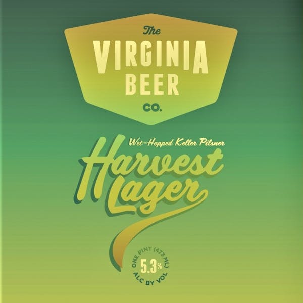 Harvest Lager Square Harvest Lager Label