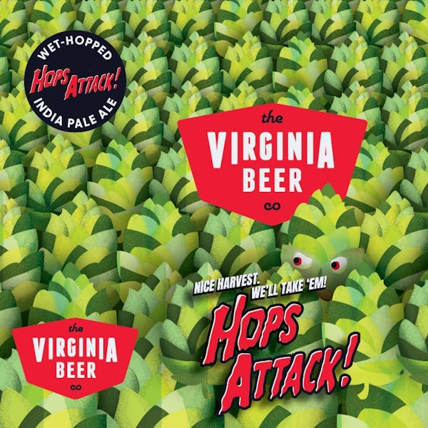 Hops Attack! Label