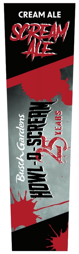 Howl O Scream 25th Anniversary Tap Handle