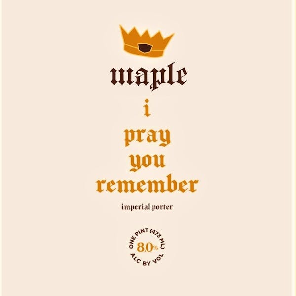 Image or graphic for Maple I Pray You Remember