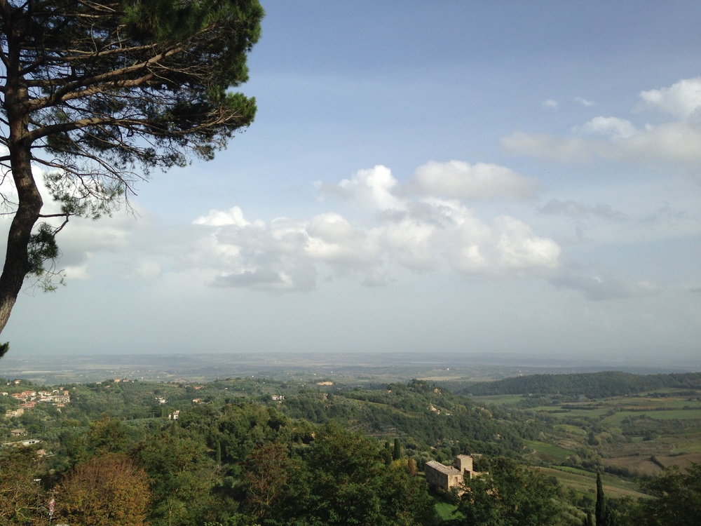 View from Montepulciano