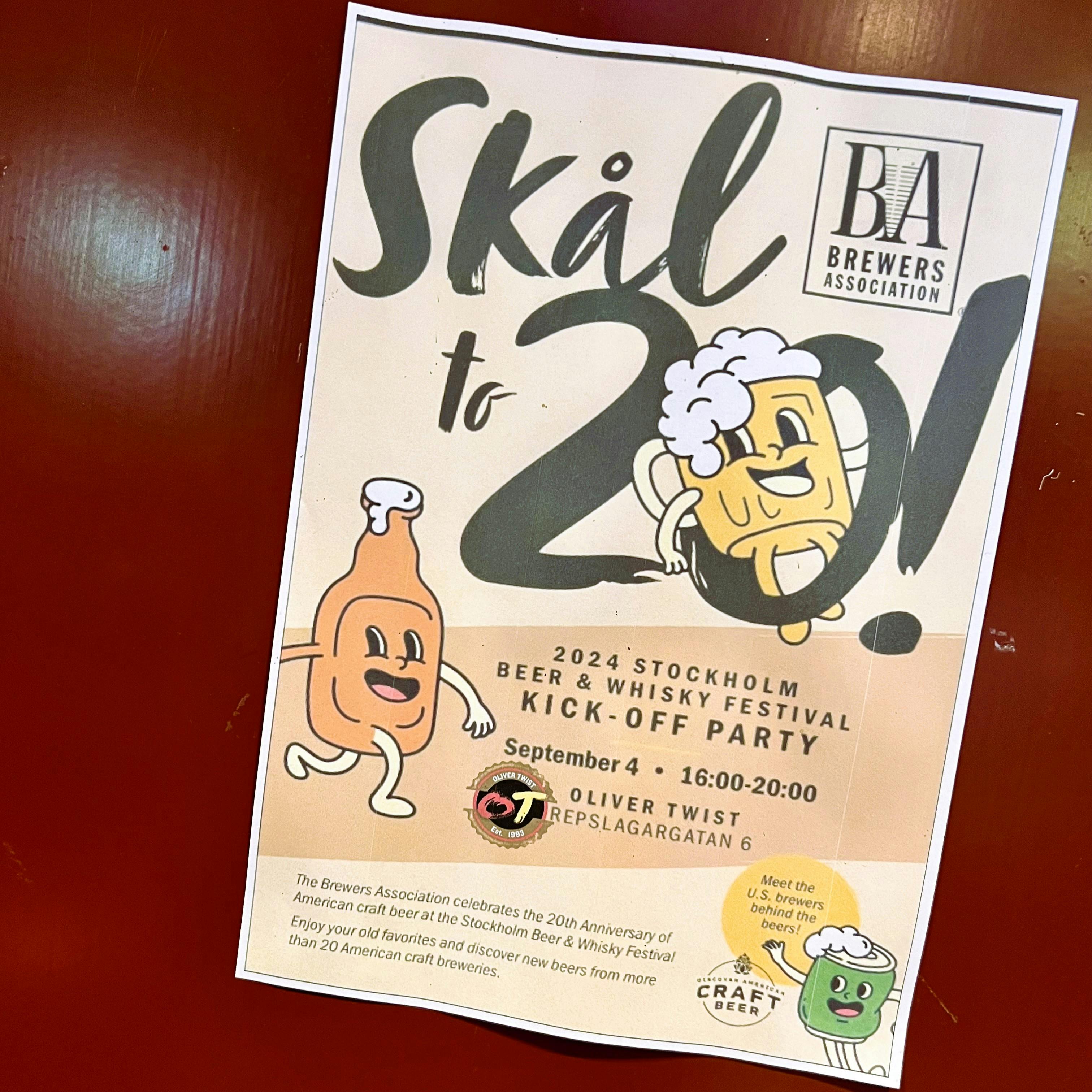 BA Event in Stockholm Poster