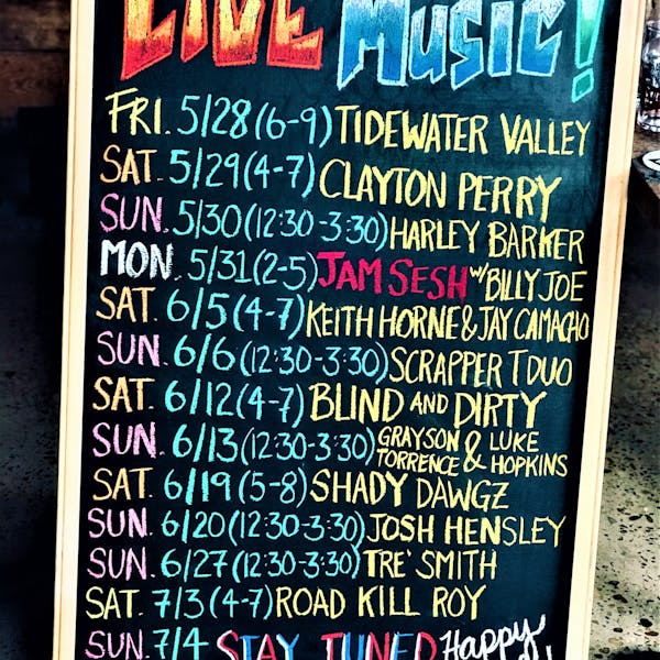 Live Music Lineup June '21 Live Music Calendar