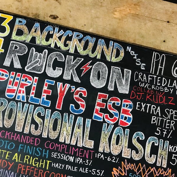 Background Noise IPA Menu Display