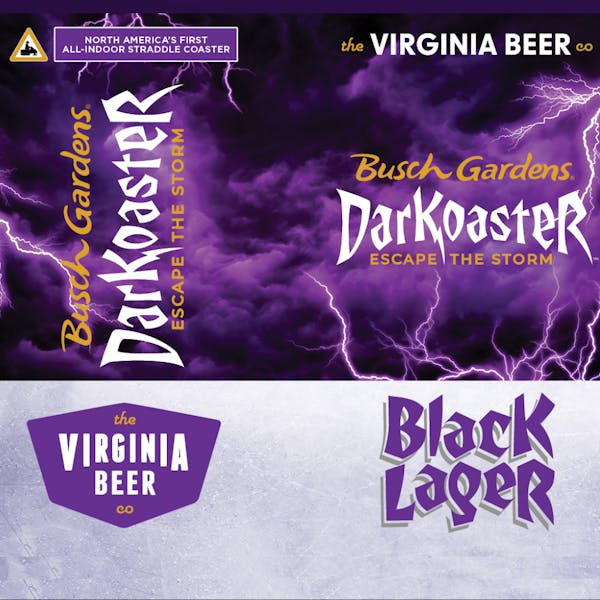 Busch Gardens x The Virginia Beer Company: DarKoaster Collaboration