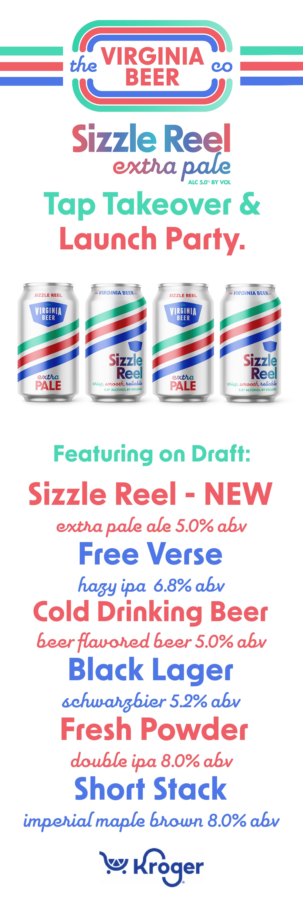 Kroger Tap Takeover Menu