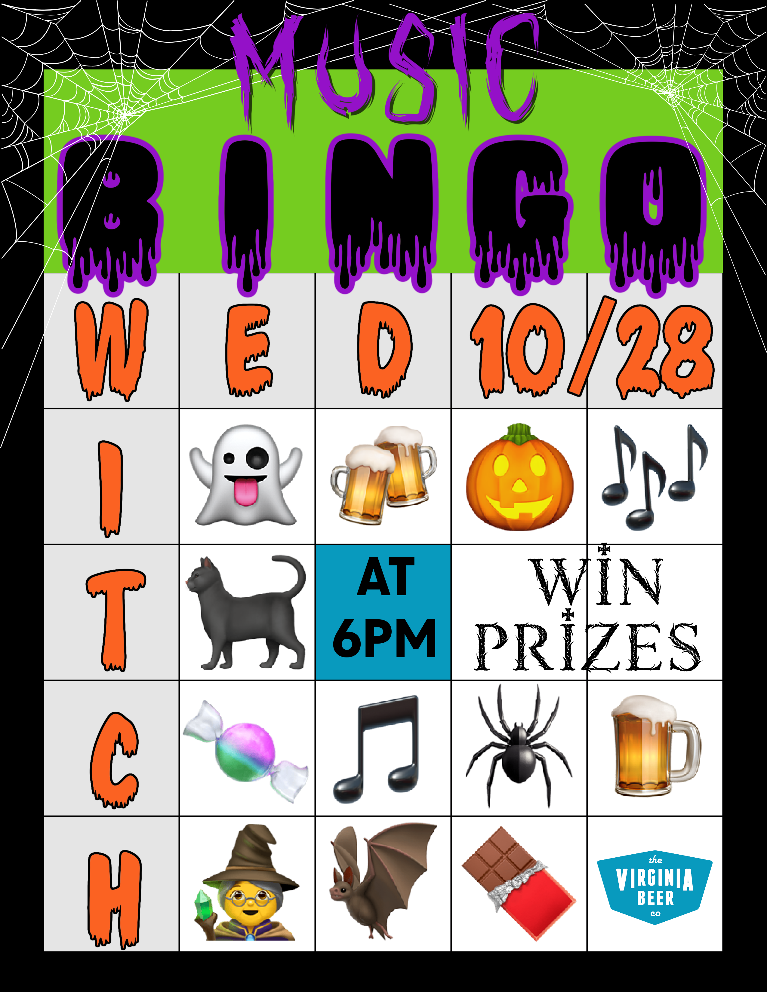 Music Bingo Promo - Halloween
