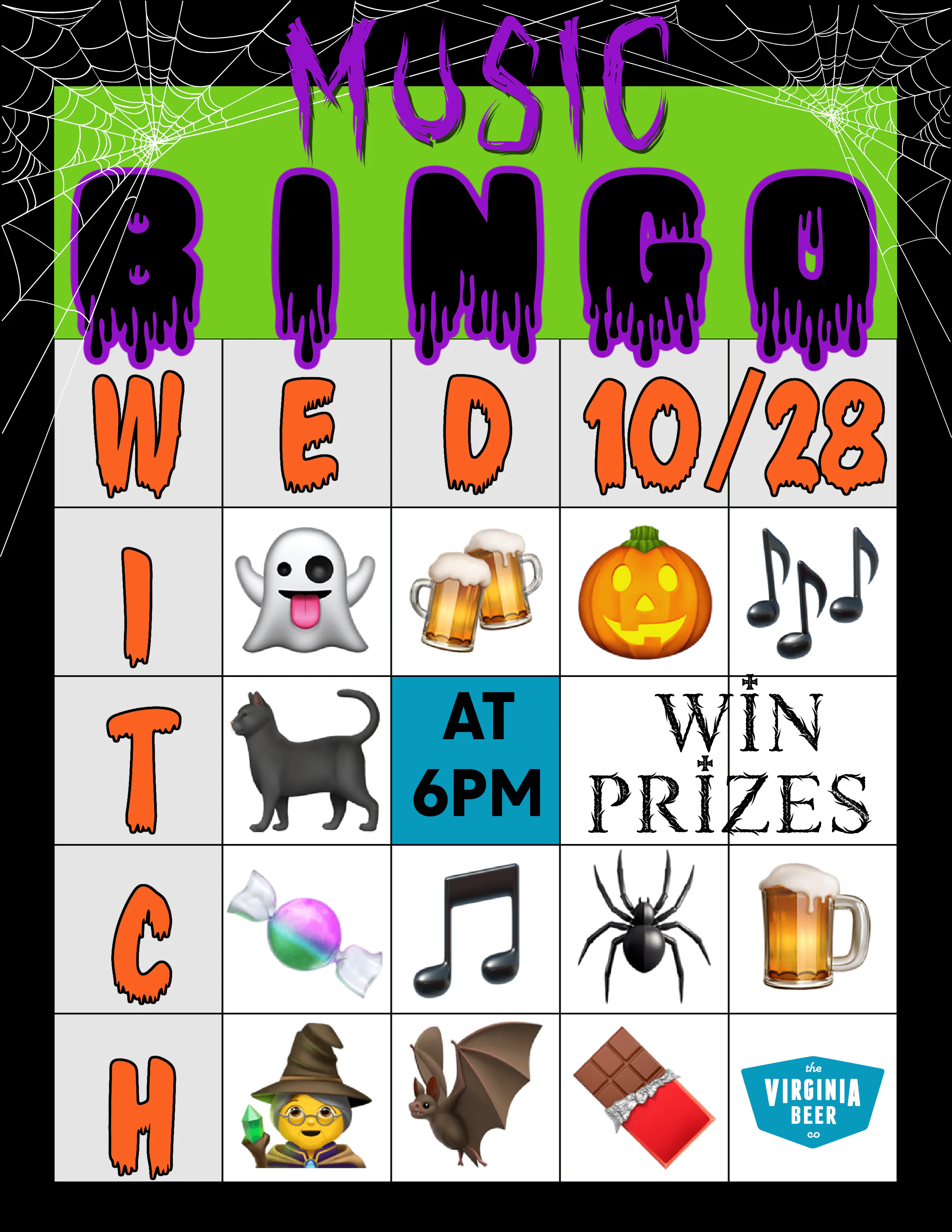 Music Bingo Promo - Halloween