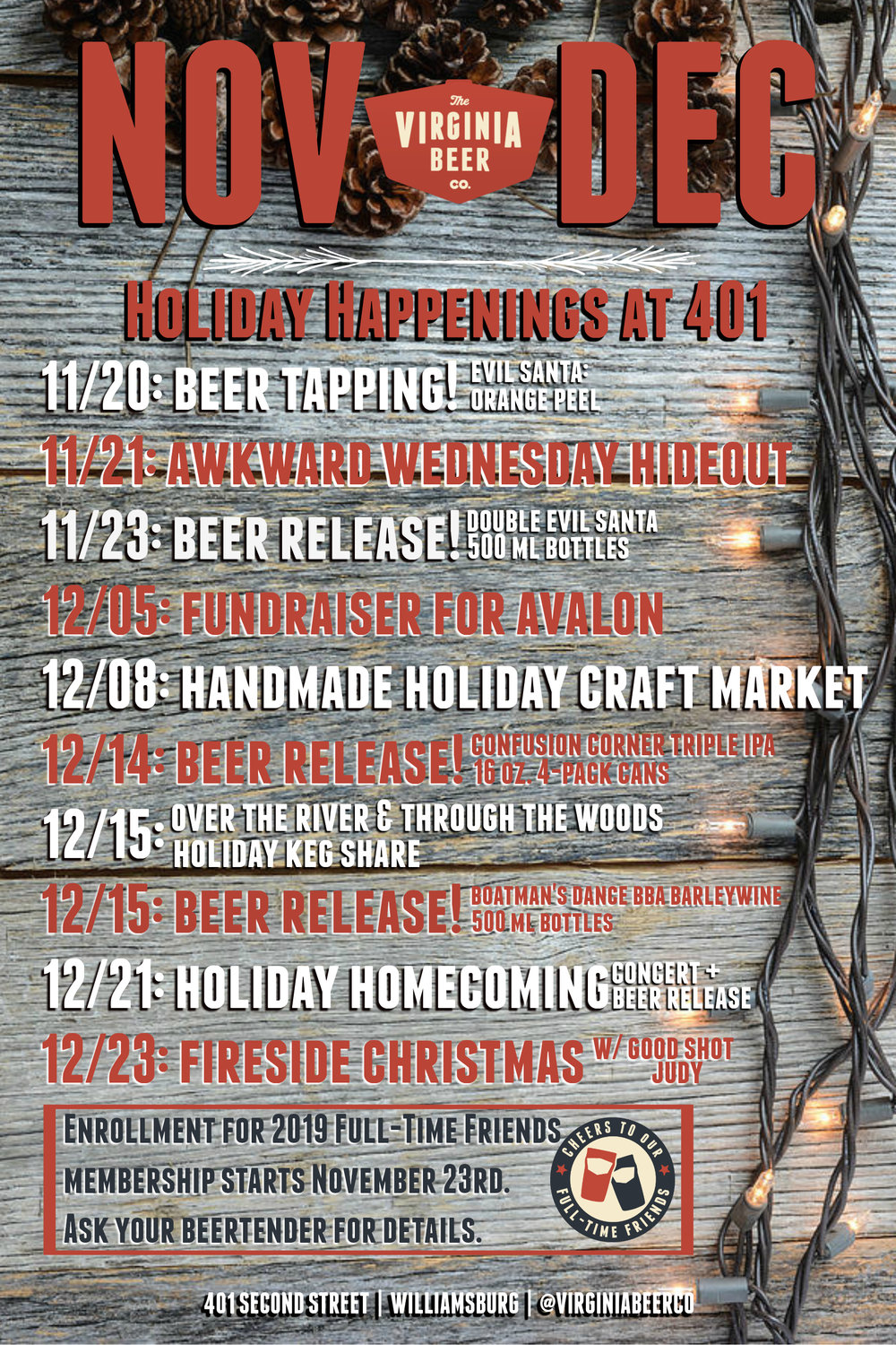  ‘Tis The Season For Beers &amp; Cheers Learn More 