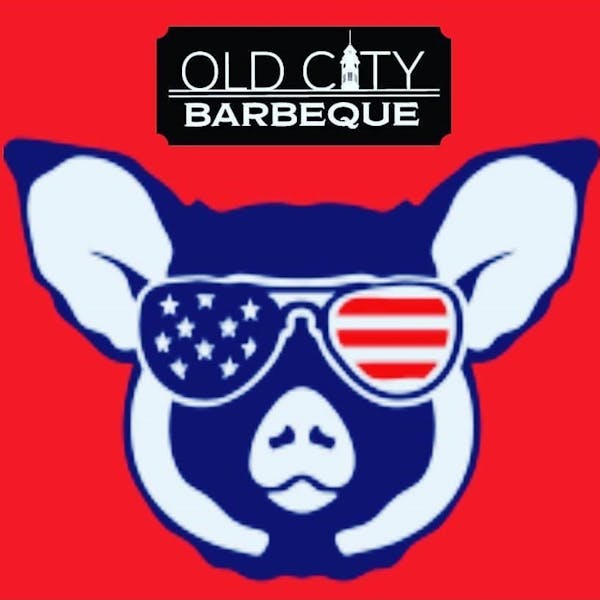 Old City BBQ Pig Logo