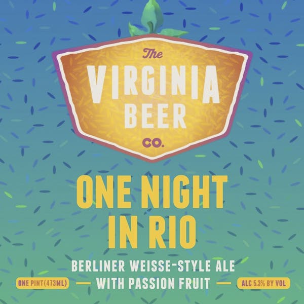 One Night In Rio beer artwork