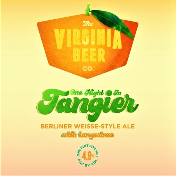 One Night In Tangier 2021 One Night In Tangier Beer Label 2021