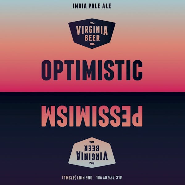Optimistic Pessimism beer artwork