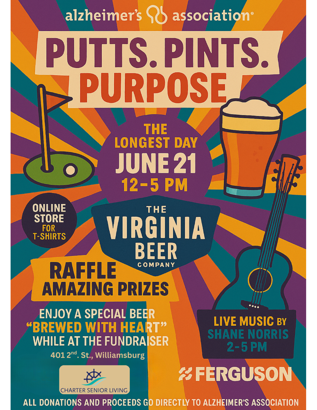 ALZ Fundraiser Poster