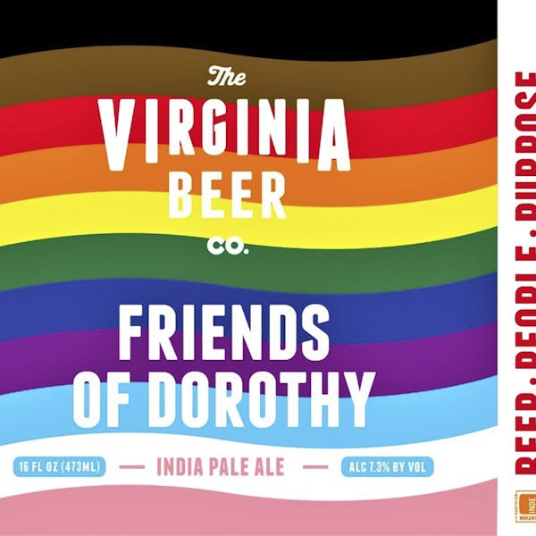 Pride IPA Friends Of Dorothy beer artwork