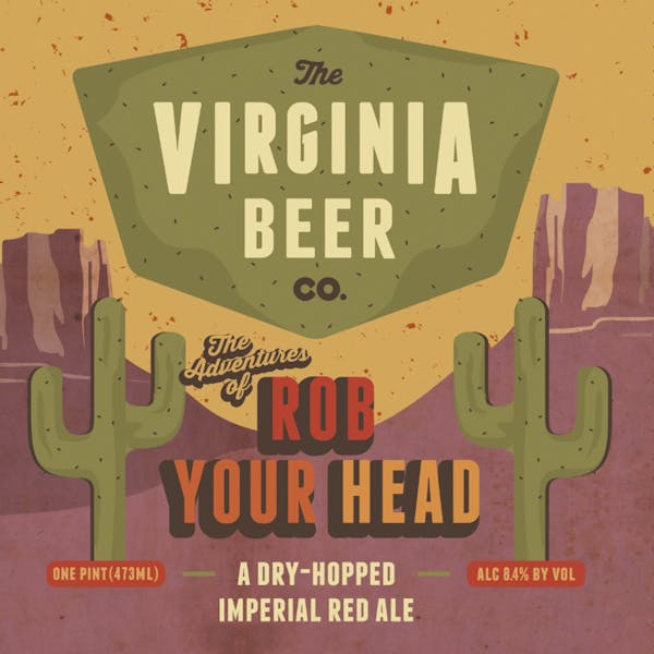 Rob Your Head beer artwork