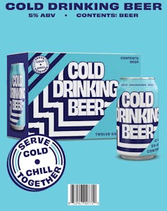 Cold Drinking Beer Sell Sheet