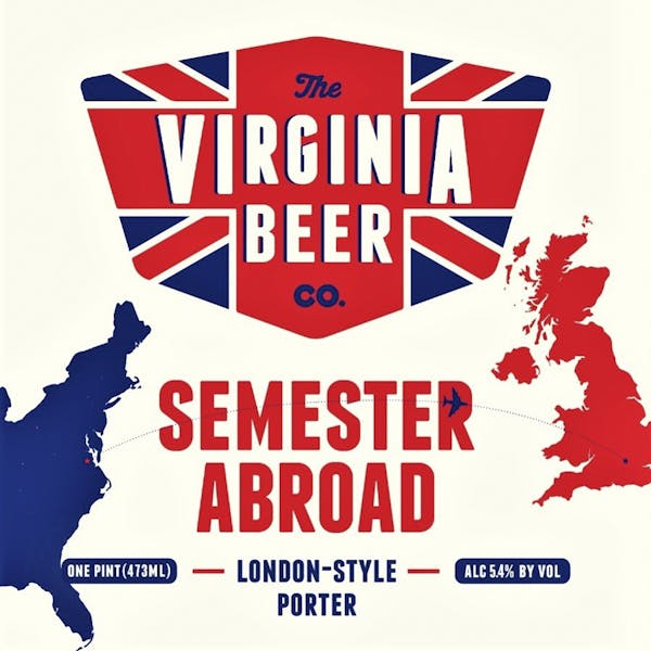 Semester Abroad beer artwork