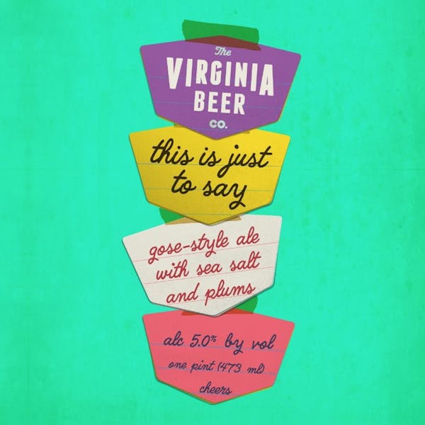 This Is Just To Say This Is Just To Say Plum Gose