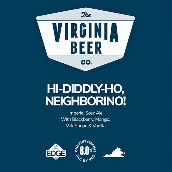 HDHN Edge District Sour Ale HDHN Imperial Sour Label