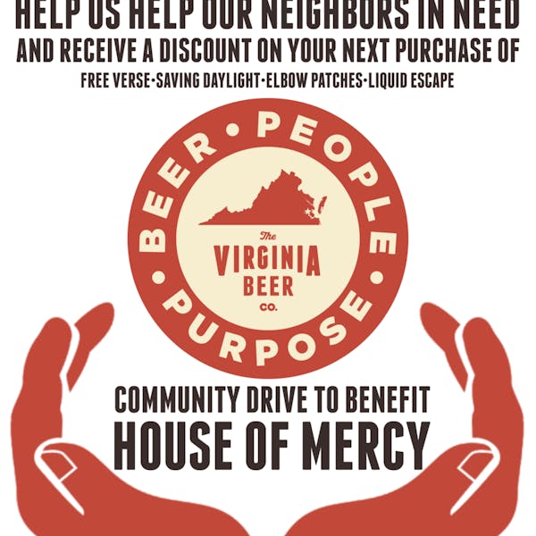 House of Mercy Food/Goods Drive Poster