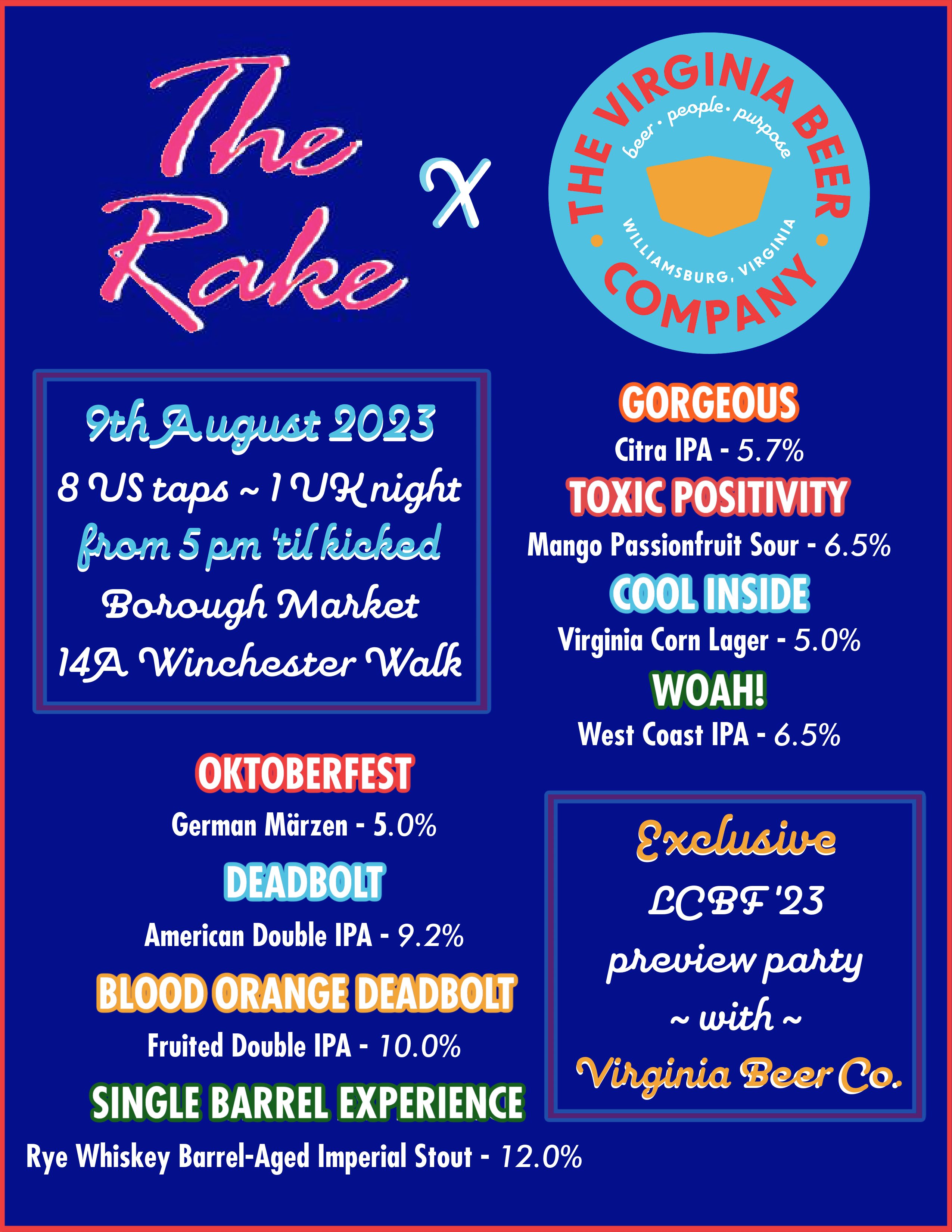 Tap Takeover at The Rake