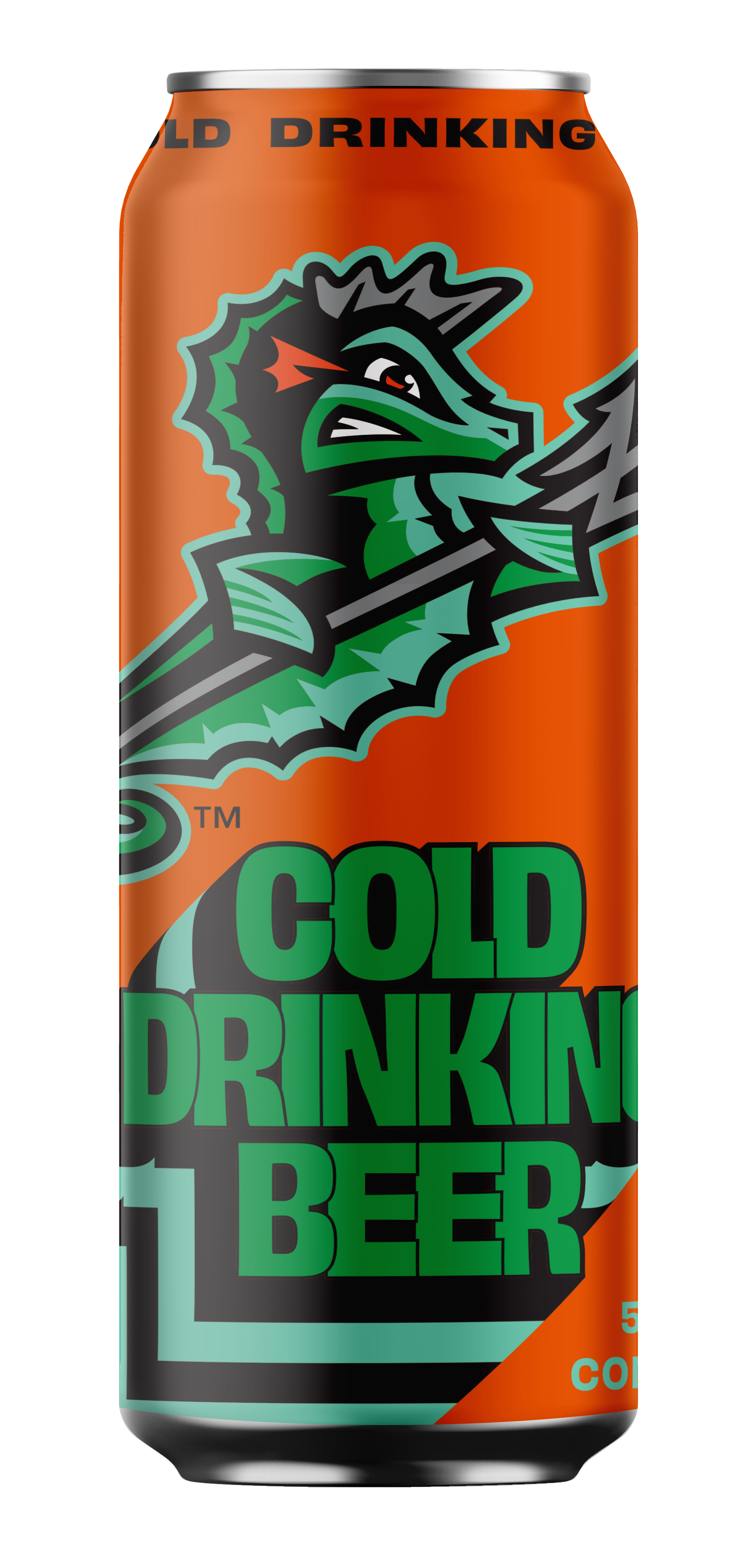 Cold Drinking Beer Tides 19.2 oz. Front