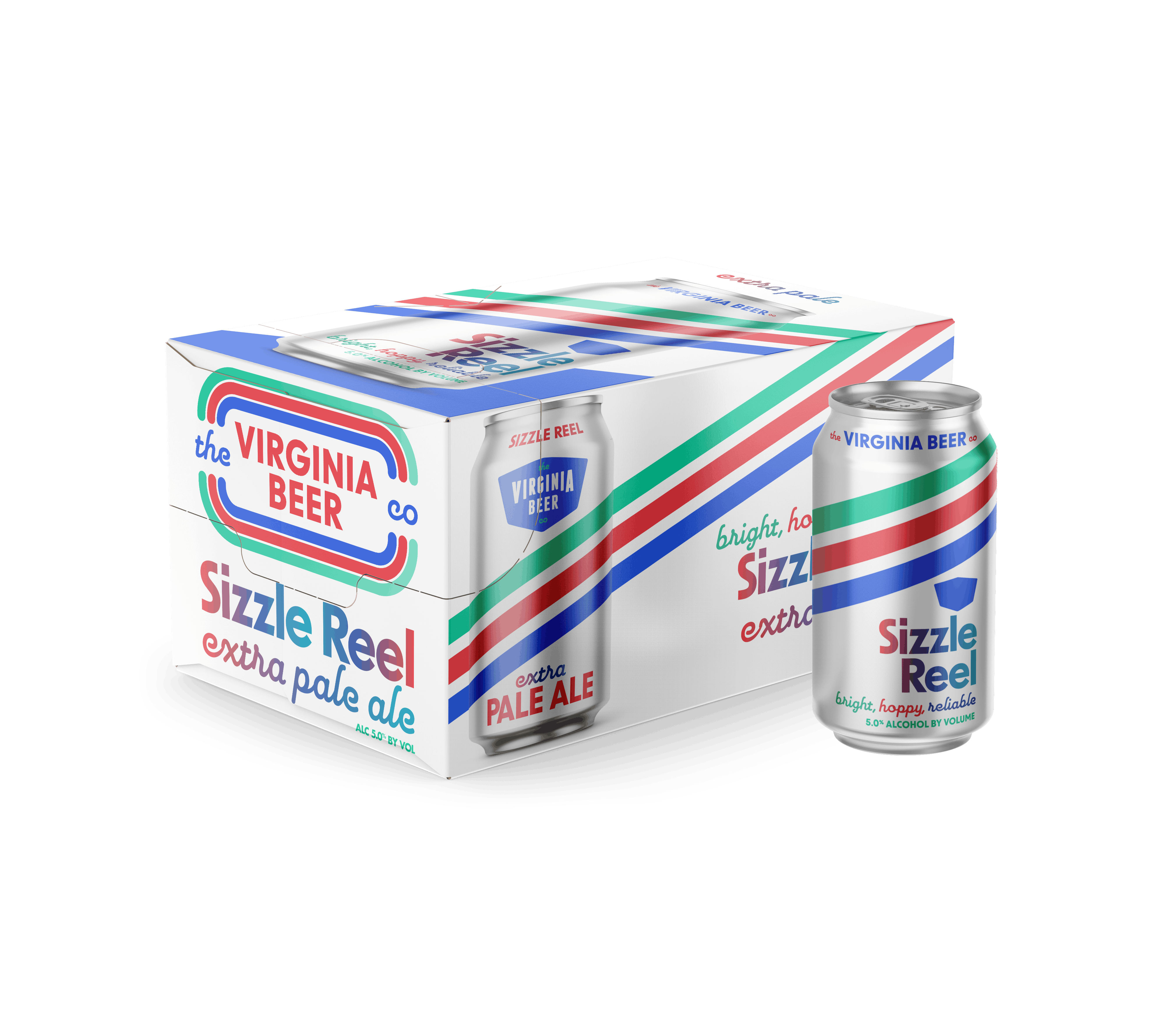Sizzle Reel 6-Pack Mockup with Can
