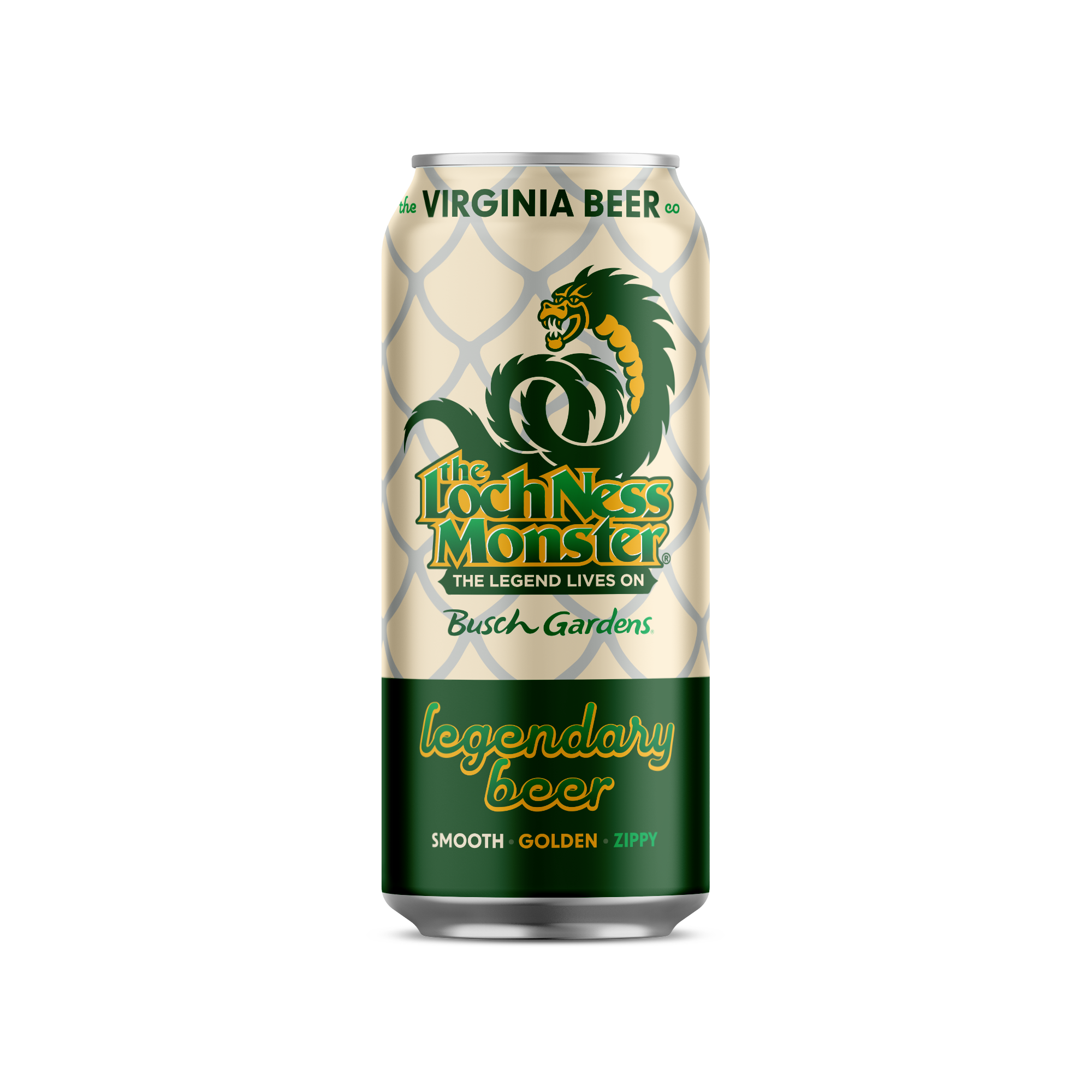 Loch Ness Monster Can Mockup Side 1