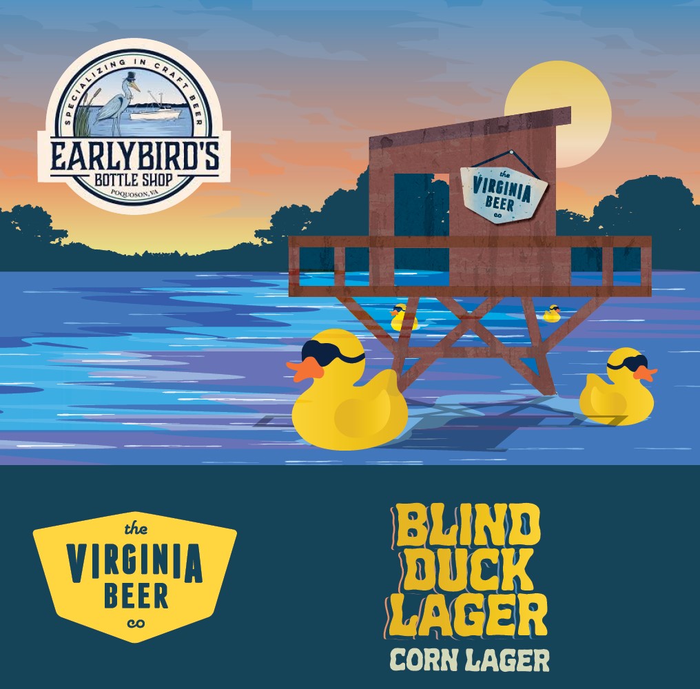 Blind Duck Lager Label