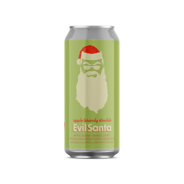 Apple Brandy Double Evil Santa '22 Can Mockup Apple Brandy Double Evil Santa '22 Can Mockup