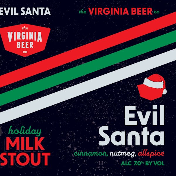2022 Evil Santa Label 2022 Evil Santa Label