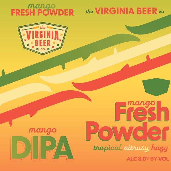 Mango Fresh Powder Label