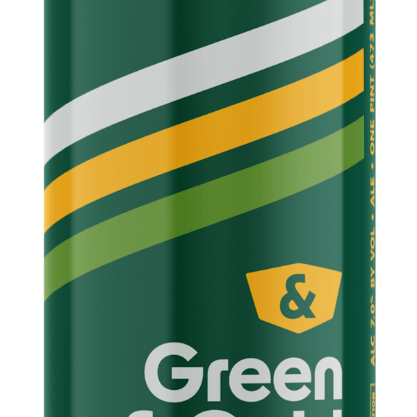 Green & Gold Can Mockup for 2023 Green & Gold Can Mockup for 2023