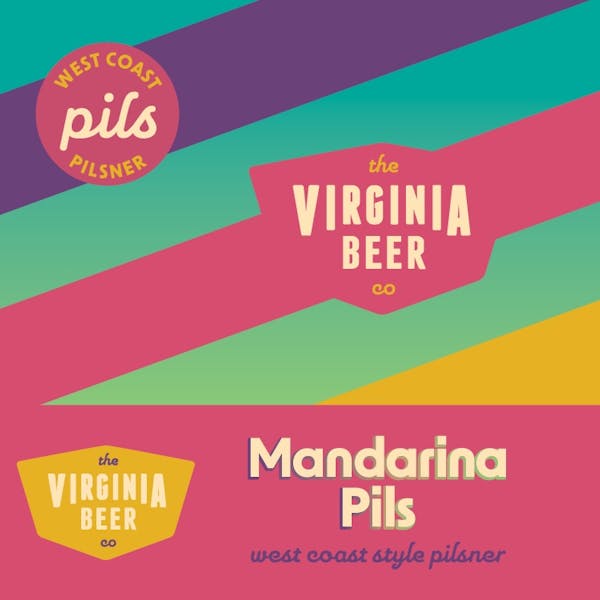 Mandarina Pils Label Mandarina Pils Label