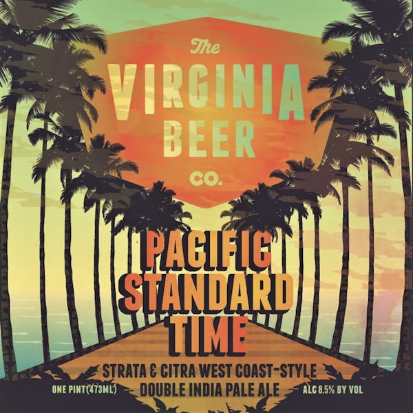 Pacific Standard Time beer artwork
