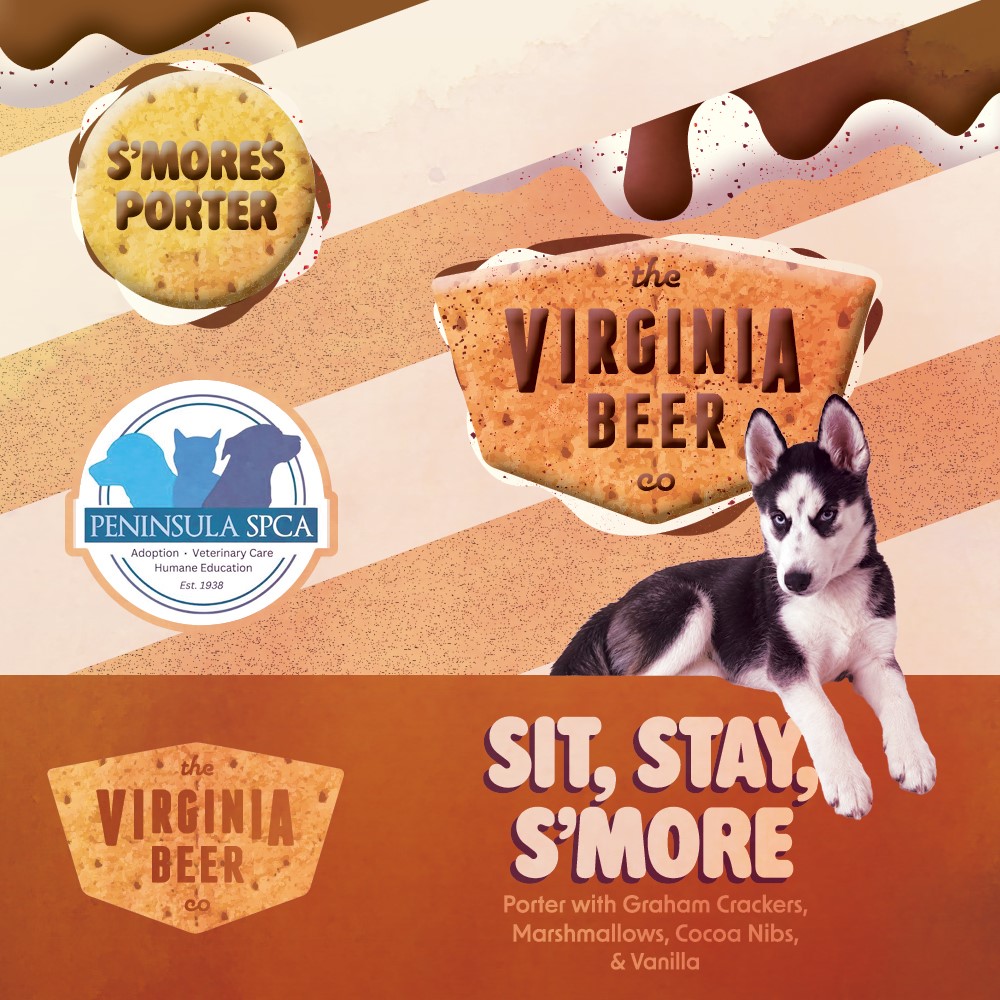 Sit, Stay, S'More Label