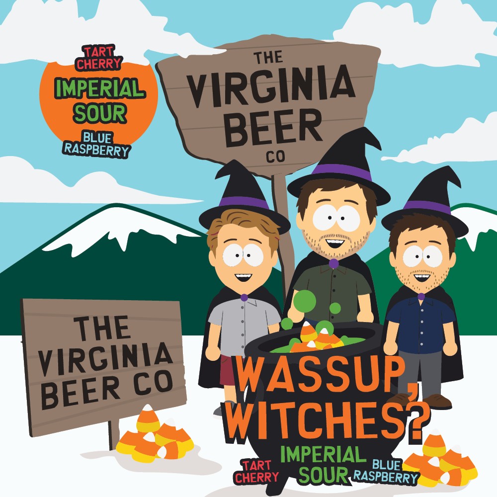 Wassup Witches Label