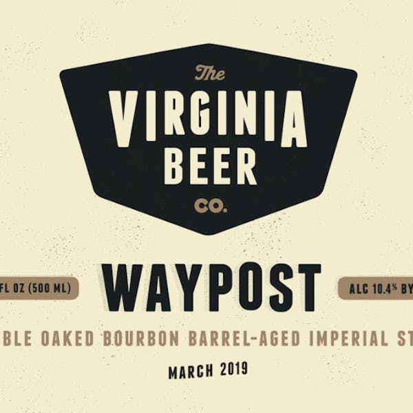 Waypost: Double Oaked Bourbon beer artwork