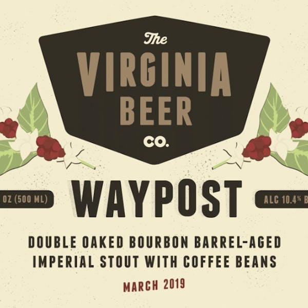 Waypost DOC Waypost: Double Oaked Coffee beer artwork
