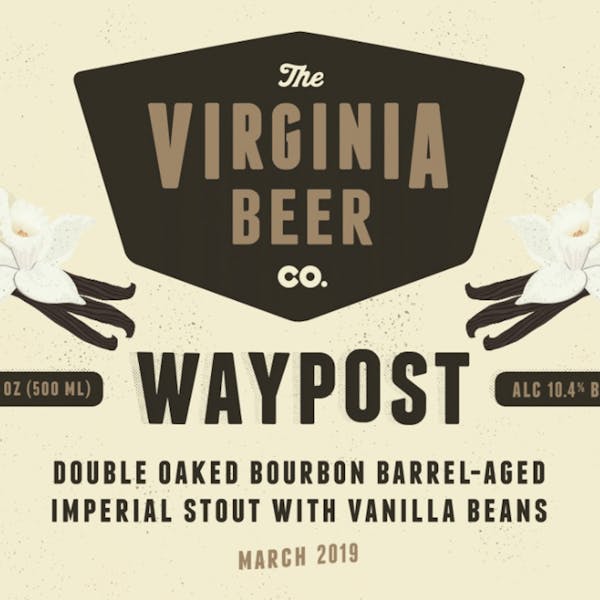 Waypost: Double Oaked Vanilla beer artwork